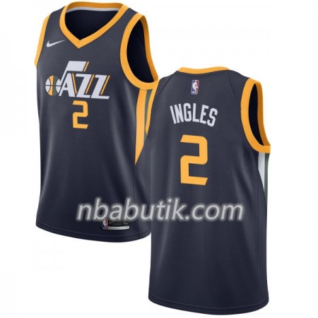 NBA Mænd Trøje Utah Jazz Joe Ingles 2 Nike 2017-18 Navy Swingman NBA Mænd Trøje Utah Jazz Joe Ingles 2 Nike 2017-18 Navy Swingman